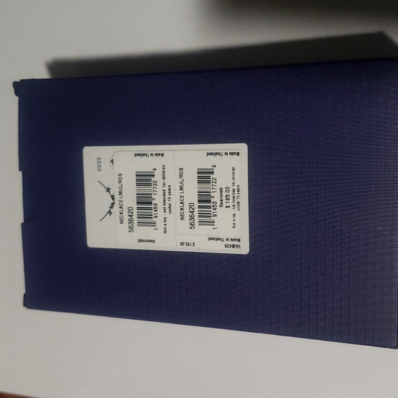 Lilia Y necklaceButterfly, Pink, Rose gold-tone plated - Picture 5 of 7